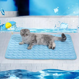 Cooling Pet Ice Mat – Summer Gel Pad for Cats & Small Dogs, Breathable & Portable Bed