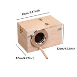Wooden Bird Cage Nesting Box Breeding Hatching Nest for Parakeet Budgies Cocktail Finch Lovebird Parrot Birdhouse