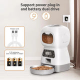 3.5L Smart Automatic Pet Feeder with WiFi & Voice Recorder – Large Capacity Food Dispenser for Cats & Dogs