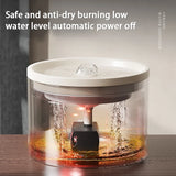 Eco Ceramic Pet Water Fountain – 1L Silent Circulating Filtered Drinking Fountain for Cats & Dogs