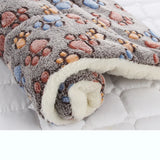Winter Flannel Pet Bed Mat – Thickened Soft Sleeping Pad for Dogs & Cats