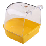 New Pet Bird Bath Box Parrot Bathing Tub Cage Accessories for Parakeet Canary Conure Birds Accessories  Parrot Bath  Pigeonc