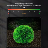 Aquarium Decorative Artificial Aquarium Grass Ball – Durable Faux Water Plant for Fish Tank Decor, Fade-Resistant