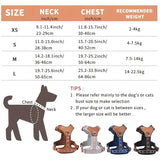 OODUDUOO Dog Harness Adjustable Pet Harness Vest For Small Medium Dogs Pet Chest Strap French Bulldog Puppy Chihuahua Leash Set