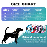 Dog Collar for Small to Large Dogs, Reflective Nylon No Pull Choke Collar with Locator Protective Cover, Metal D-Ring & No Buckl