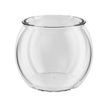 Ultra Clear Round Fish Bowl Plastic Goldfish Bowl Desktop Fish Tank Decorative 360-Degree View Desktop Small Aquarium