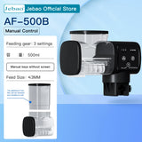 Jebao Jecod New Aquarium Fish Tank Feeder Intelligent Automatic Feeder Digital Timing Wifi Wireless Remote Control Fish Feeding