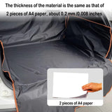 SUV Dog Car Seat Cover – Waterproof & Scratchproof Back Seat Protector for Pets