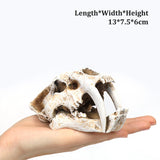 Simulation Resin Animal Skull Ornament DIY Aquarium Fish Tank Decoration Accessories Creative Skull Landscape Fish Tank Ornament