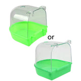 New Pet Bird Bath Box Parrot Bathing Tub Cage Accessories for Parakeet Canary Conure Birds Accessories  Parrot Bath  Pigeonc