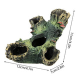 Fish Tank Artificial Bridge Resin Landscape Decoration Bridge Aquarium Equipment Accessories Ornament Cave Aquatic Pet Fish