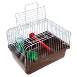 Portable Bird Cage Spacious Pet Habitat Waterer Food Box Travel Carrier Parrot Lovebird Finch Canary bird travel cage