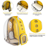 Cat Pet Carriers Dog pet backpacks portable transparent space capsules Soft Side Backpack  Travel Bags Outgoing cat supplies