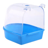 New Pet Bird Bath Box Parrot Bathing Tub Cage Accessories for Parakeet Canary Conure Birds Accessories  Parrot Bath  Pigeonc