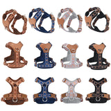 OODUDUOO Dog Harness Adjustable Pet Harness Vest For Small Medium Dogs Pet Chest Strap French Bulldog Puppy Chihuahua Leash Set