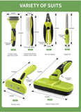 Professional Dog Brush Grooming Set for Dogs & Cats Grooming Set 6 Pieces Cat massage Brush, Dematting Brush, Undercoat Brush