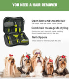 Professional Dog Brush Grooming Set for Dogs & Cats Grooming Set 6 Pieces Cat massage Brush, Dematting Brush, Undercoat Brush