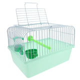 Portable Bird Cage Spacious Pet Habitat Waterer Food Box Travel Carrier Parrot Lovebird Finch Canary bird travel cage