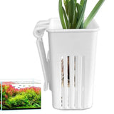 Aquarium Plant Holder Aquatic Plant Cup Top Hangable Fish Tank Plant Pot Aquarium Decorations Planter Cups for Water Feature