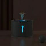 2.4L Automatic Pet Water Fountain with LED Light – USB Quiet Filtered Water Dispenser for Cats & Dogs